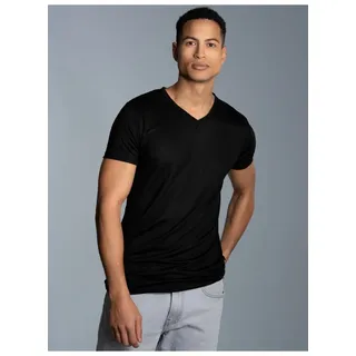 TRIGEMA V-Shirt schwarz XXL