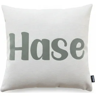 Done. Dekokissen HASE 45 x 45 cm Beige/Khaki