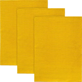 Erwin Müller Geschirrtuch 3er-Pack Piqué curry Größe 50x70 cm