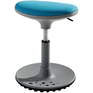 Paidi Bürohocker , Blau, Grau , Metall, Kunststoff, Textil , 38x48x27.5 cm , Oeko-Tex® Standard 100 , Büromöbel, Bürostühle, Bürohocker