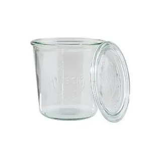 WECK Einmachgläser mit Deckel transparent 0,58 l, 2 St.