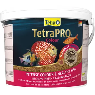 Tetra Pro Colour Multi-Crisps - Premium Fischfutter mit Farbkonzentrat für schöne, farbenprächtige Fische, 10 L Eimer