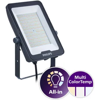 Philips Außenstrahler Kunststoff 244,0 cm inkl. Bewegungsmelder schwarz/weiß