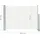 Seitenmarkise 80 x 300 cm Creme Polyester