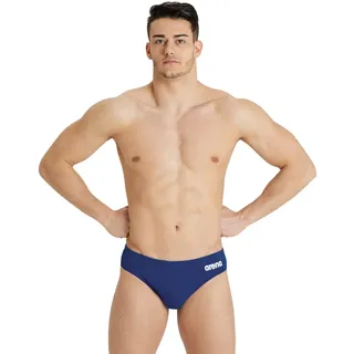 Arena Herren Men's Team Swim Briefs Solid Badehosen Slip, Navy-White, 8