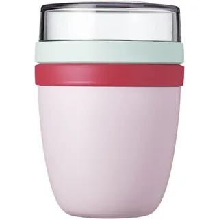Mepal - Lunchpot Ellipse - Limited Edition Strawberry Vibe – 500 ml praktischer Müslibecher, Joghurtbecher, To go Becher – Geeignet für Tiefkühler, Mikrowelle und Spülmaschine, 700 ml