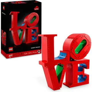 LEGO Art Love, Bauset für Erwachsene, Wohn-Deko, Valentins- und Muttertagsgeschenk, Geschenk für Paare, kreative Aktivität für Kunst- und Designliebhaber 31214