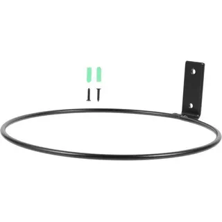 Schwarze 8 Zoll Metall-Blumentopf-Halterung für Wandmontage - Schwarz