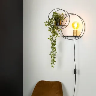 LUCIDE Circle 1 E27 schwarz