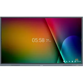 Viewsonic IFP7533-G Signage-Display Interaktiver Flachbildschirm 190,5 cm (75") LCD 350 cd/m2 4K Ultra HD Schwarz Touchscreen Eingebauter Prozessor Android 11