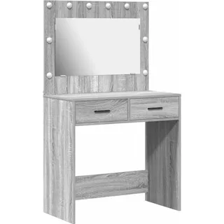 vidaXL Schminktisch Graues Sonoma 78,5 x 41 x 135 cm Holzwerkstoff - Grau