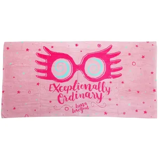 Groovy Harry Potter Luna Lovegood Handtuch Rosa Rosa One Size