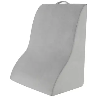 Costway Lesekissen für Bett und Sofa, Venenkissen zum Beine hochlagern, Keilkissen, Grau