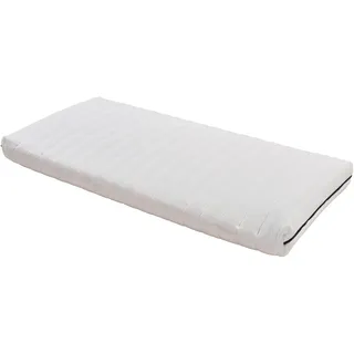 Livetastic Kindermatratze , Weiß , Textil , H2 , Füllung: Polyester, Vlies , rechteckig , 70x140 cm , Oeko-Tex® Standard 100 , Bezug abnehmbar/waschbar, Ober- und Unterseite versteppt, für Hausstauballergiker geeignet, wendbar, optimale Belüftung, schadstoffgeprüft, Sicherheits-Trittkanten, Matratzenentfaltung in 48 Stunden , Babymöbel & Kindermöbel, Babyzimmer, Babymatratzen