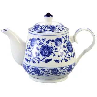 Holst Porzellan QHC 306 Porzellan Teekanne 0,45 l "China Blau" Blau 17,5 x 11 x 12,5 cm 1 Stück