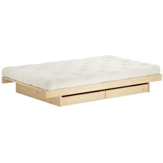 Karup Design »Kanso Bed, Stauraumbett, Bett mit oder ohne Schubladen« Bett mit/ohne Schubladen, inkl Lattenrost, FSC®zertifiert,