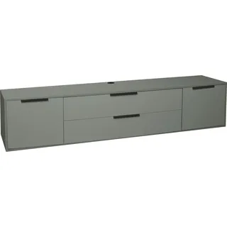 Mäusbacher Bonnie Lowboard 216x47x45 cm Grün Matt Metall/Holzwerkstoff