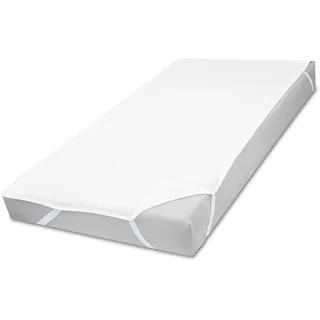Totsy Baby Matratzenschoner wasserdichte Matratzenauflage 50 x 100 cm Weiß