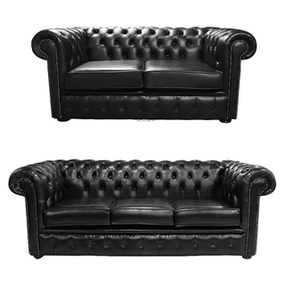 Chesterfield Sofagarnitur 3+2 Sitzer Couch Sofa Polster Garnitur Komplett Set