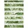 Doppelrollo Motiv Blätter 45 x 150 cm grün