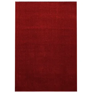 Ata Kurzflorteppich 280 x 370 cm rot