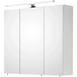 Pelipal Spiegelschrank Quickset 360 Weiß Glänzend 75 cm