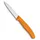 SwissClassic Gemüsemesser mit Wellenschliff, 8cm orange (6.7636.L119)