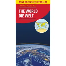 MARCO POLO Karte Die Welt, politisch