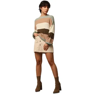 Only Strickpullover gestreift Grün S