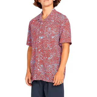Volcom Purestone Kurzarmhemd - Blue Bird - S