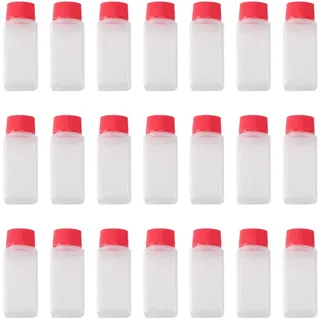 PRETYZOOM 100 Stück Bento Sojasauce Fall Behälter Essig Spender Flaschen Plastik Gewürzflaschen für Sushi Sashimi Salate Quadrat 6. 5Ml