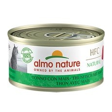 24x70g Ton cu porumb HFC Natural Almo Nature Hrană umedă pisici