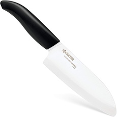 Kyocera GEN Keramik Mini Santoku Messer | Klinge 14 cm | ergonomisch geformter Griff | extrem scharfes Küchenmesser | Kochmesser Profi Messer | Messer klein scharf