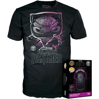 Funko Pop! Marvel Black Panther T-shirt Mit Kurzen Ärmeln Lila S Lila S - Lila