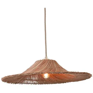 Good & Mojo Hängeleuchte , Naturfarben , Holz , Rattan , rund , 11 cm , Lampen & Leuchten, Innenbeleuchtung, Hängeleuchten, Pendelleuchten