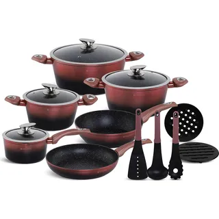 Edenberg Küchenutensilien-Set | 15-Teilig | Eb-5626 - Gold