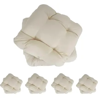 MCW Sitzkissen Milano 10Er-Set eckig Beige 10er-Set , Textil , 38x41x8 cm , Heimtextilien, Wohntextilien, Sitzkissen