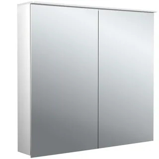 emco flat 2 design LED-Lichtspiegelschrank mit integrierter Beleuchtungsegel, 2 Türen, 800x711x113mm, 979706403