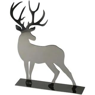 AM Design Weihnachtsfigur inkluive Fuß zum Stehen silberfarben