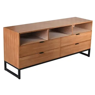 Schrank Vintage Sideboard Holz TV Lowboard Fernsehschrank Restposten Kommode