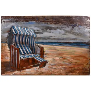 Metallbild , Multicolor , Metall , rechteckig , 120x80x7 cm , 3D-Effekt, einfache und schnelle Anbringung , Bilder & Rahmen, Bilder, Holz & Metallbilder