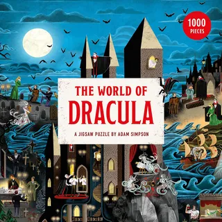 LAURENCE KING The World of Dracula: A Jigsaw Puzzle by Adam Simpson
