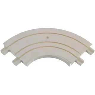 LIEDECO Erker-Innenbogen 3-läufig Gardinenschiene weiß