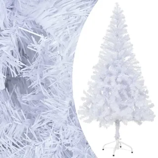 vidaXL Künstlicher Weihnachtsbaum Beleuchtung Kugeln 120cm 230 Zweige - Weiß