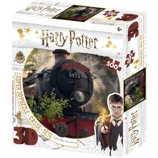 Harry Potter HP32506 The Hogwarts Express 500 pcs 3D Effect Puzzle, verschieden