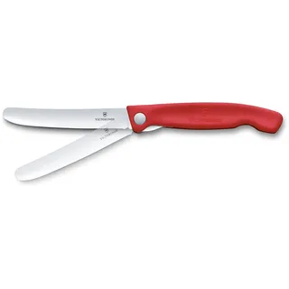 Victorinox Faltbares Picknick-Messer 11 cm gerade Rot