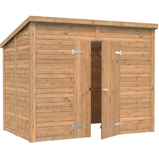 Leif Gerätehaus 273 x 170 cm Hellbraun Tauchgrundiert