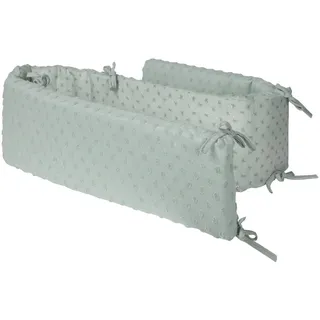 Roba Nestchen Lil Planet frosty green , Textil , Füllung: Polyester , 170x4 cm , Gots , Schlafen, Babybettausstattung, Babynestchen & Nestchenschlangen, Kuschelnest