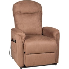 Bild TV-Sessel - braun - mit Motor und Aufstehhilfe