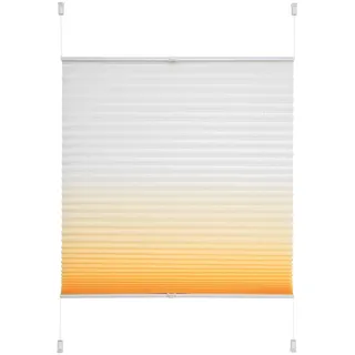 Plissee LIEDECO "Farbverlauf" Gr. 5, orange, B:90cm H:130cm, Obermaterial: 100% Polyester, Plissees, Plissee